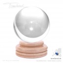 Ve�teck� gu�a priemer 10 cm s bukov�m podstavcom.