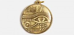 Egyptský amulet Horusovo božie oko proti porobeniu.