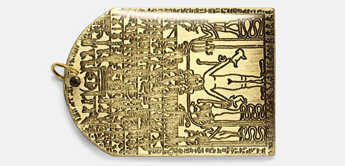 Egyptský totém - Stella Metternich - amulet pre ochranu rodiny a domova.