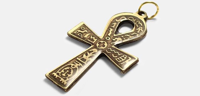 Prívesok a amulet egyptský kríž pre dlhý život a silné zdravie.