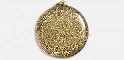 Indiánsky amulet z ríše Aztékov proti prírodným živlom.