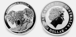 Minca Australian Koala 2014 1oz Ag 999 na predaj.