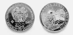 Lacná strieborná minca s motívom Noemovej archy - doručenie pre SK zadarmo. Cena menej ako 20 euro.
